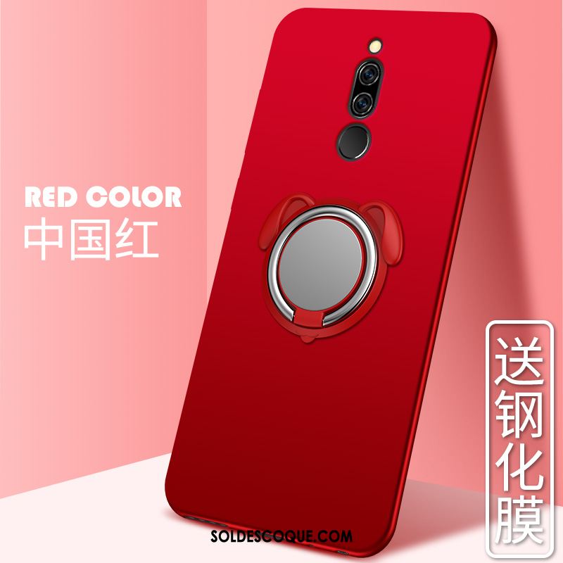 Coque Xiaomi Redmi 8 Anneau Support Magnétisme Tout Compris Fluide Doux Soldes