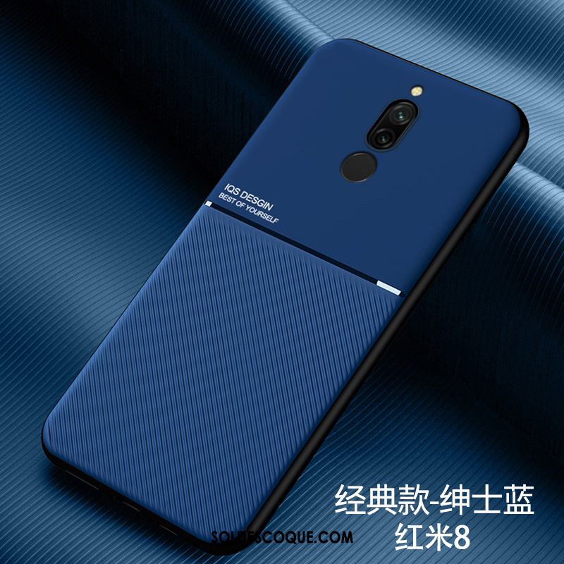 Coque Xiaomi Redmi 8 Bleu Simple Mode Incassable Modèle Fleurie France