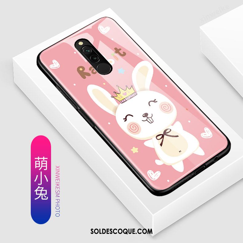 Coque Xiaomi Redmi 8 Charmant Téléphone Portable Incassable Délavé En Daim Bleu Pas Cher