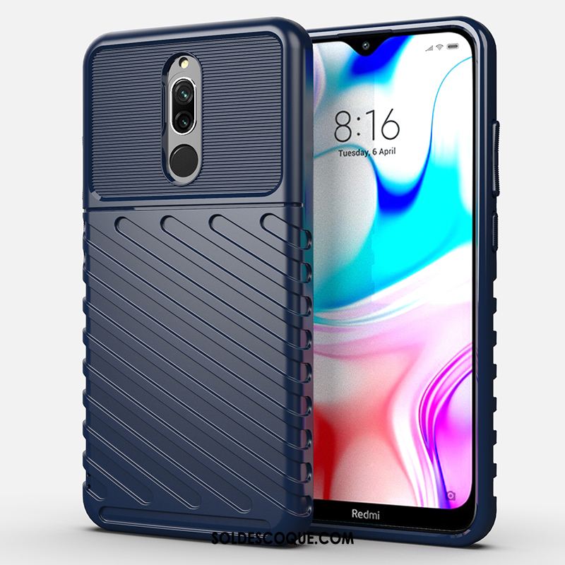 Coque Xiaomi Redmi 8 Fluide Doux Incassable Silicone Tout Compris Téléphone Portable Pas Cher