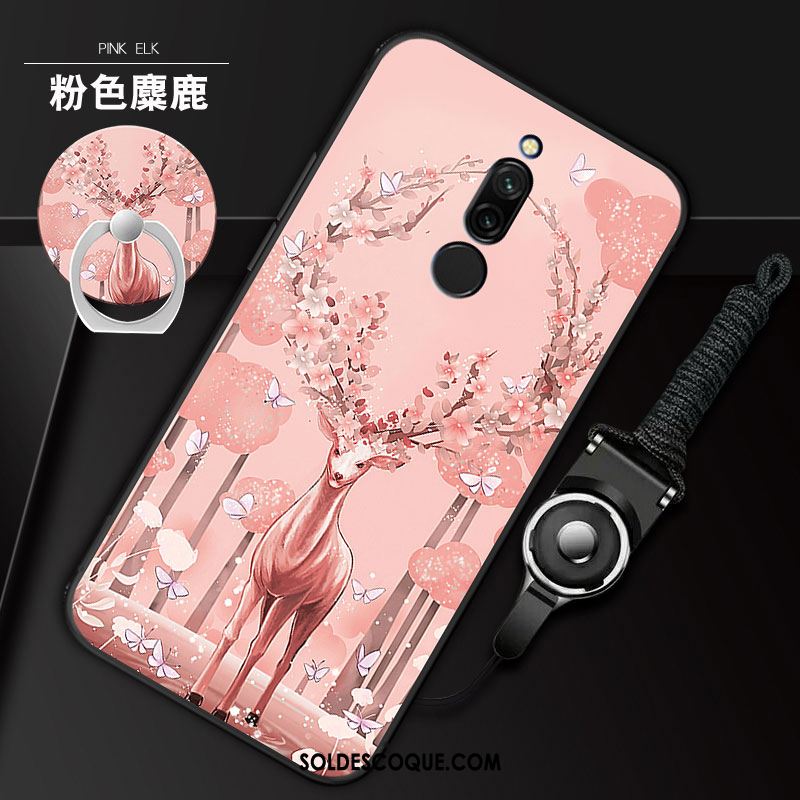 Coque Xiaomi Redmi 8 Ornements Suspendus Tendance Rouge Membrane Créatif Soldes