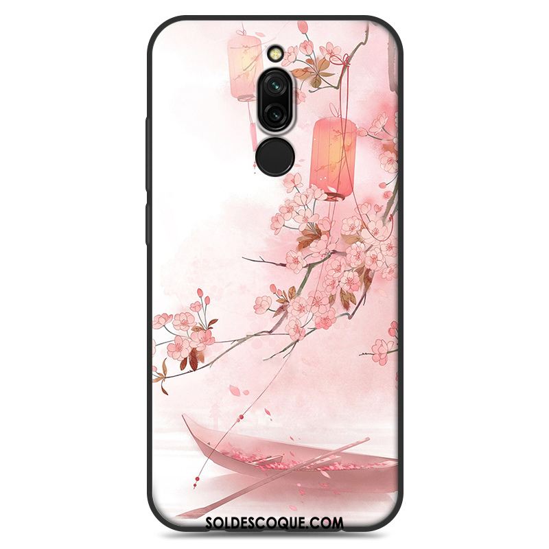 Coque Xiaomi Redmi 8 Rouge Créatif Petit Style Chinois Téléphone Portable Pas Cher