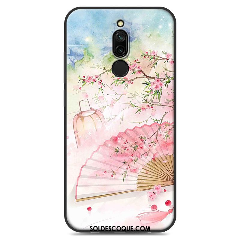 Coque Xiaomi Redmi 8 Rouge Créatif Petit Style Chinois Téléphone Portable Pas Cher