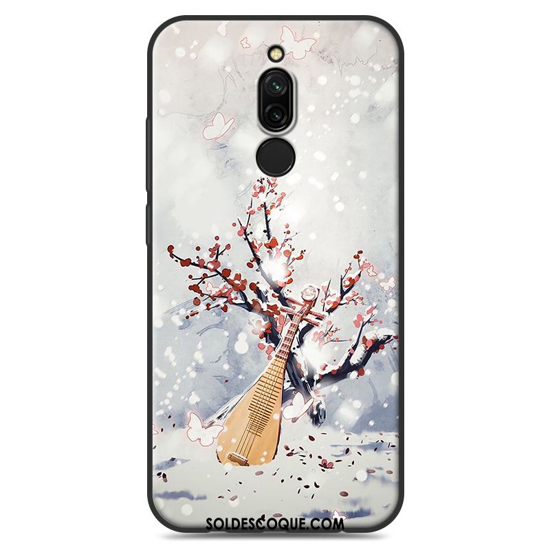 Coque Xiaomi Redmi 8 Rouge Créatif Petit Style Chinois Téléphone Portable Pas Cher