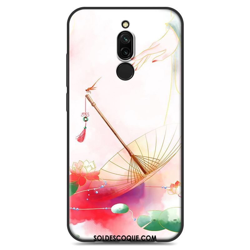 Coque Xiaomi Redmi 8 Rouge Créatif Petit Style Chinois Téléphone Portable Pas Cher