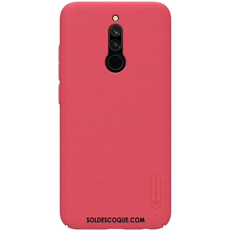 Coque Xiaomi Redmi 8 Rouge Support Téléphone Portable Petit Délavé En Daim Housse En Ligne