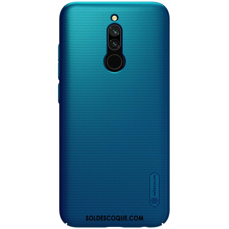 Coque Xiaomi Redmi 8 Rouge Support Téléphone Portable Petit Délavé En Daim Housse En Ligne