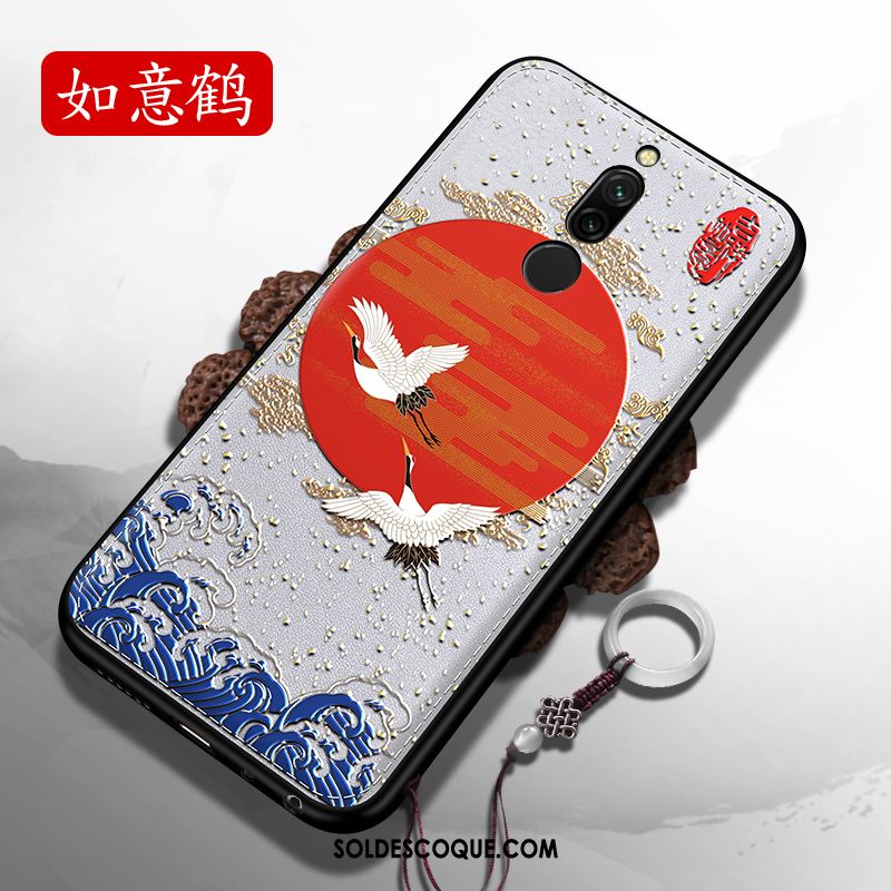 Coque Xiaomi Redmi 8 Silicone Fluide Doux Très Mince Dragon Style Chinois En Ligne