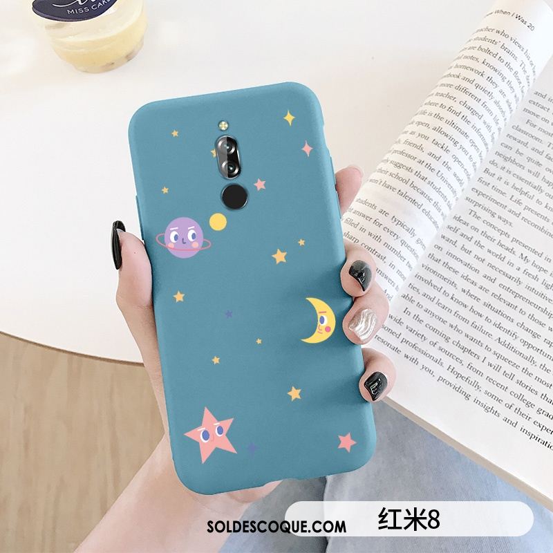 Coque Xiaomi Redmi 8 Silicone Mois Téléphone Portable Étoile Amoureux Pas Cher