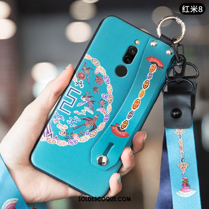 Coque Xiaomi Redmi 8 Vintage Tendance Silicone Incassable Téléphone Portable Pas Cher