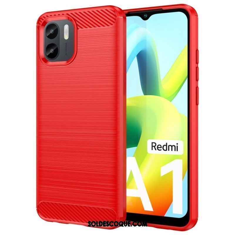 Coque Xiaomi Redmi A1 Fibre Carbone Brossée