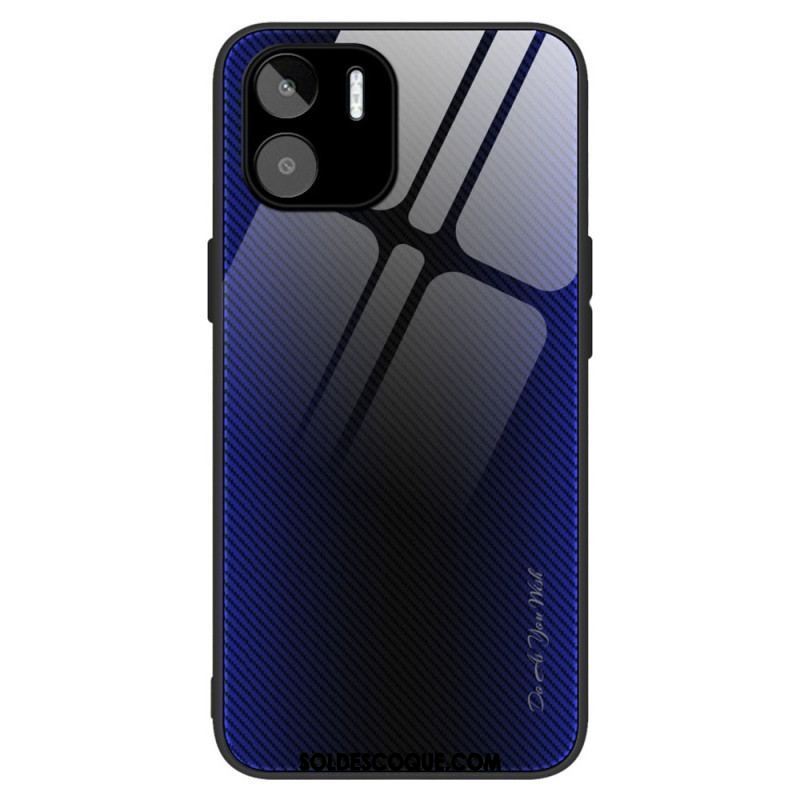 Coque Xiaomi Redmi A1 Verre Trempé Fibre Carbone Classique