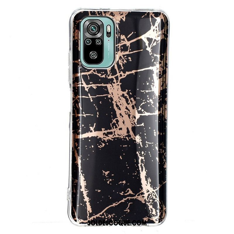 Coque Xiaomi Redmi Note 10/10S/Poco M5s Marbre Géométrie