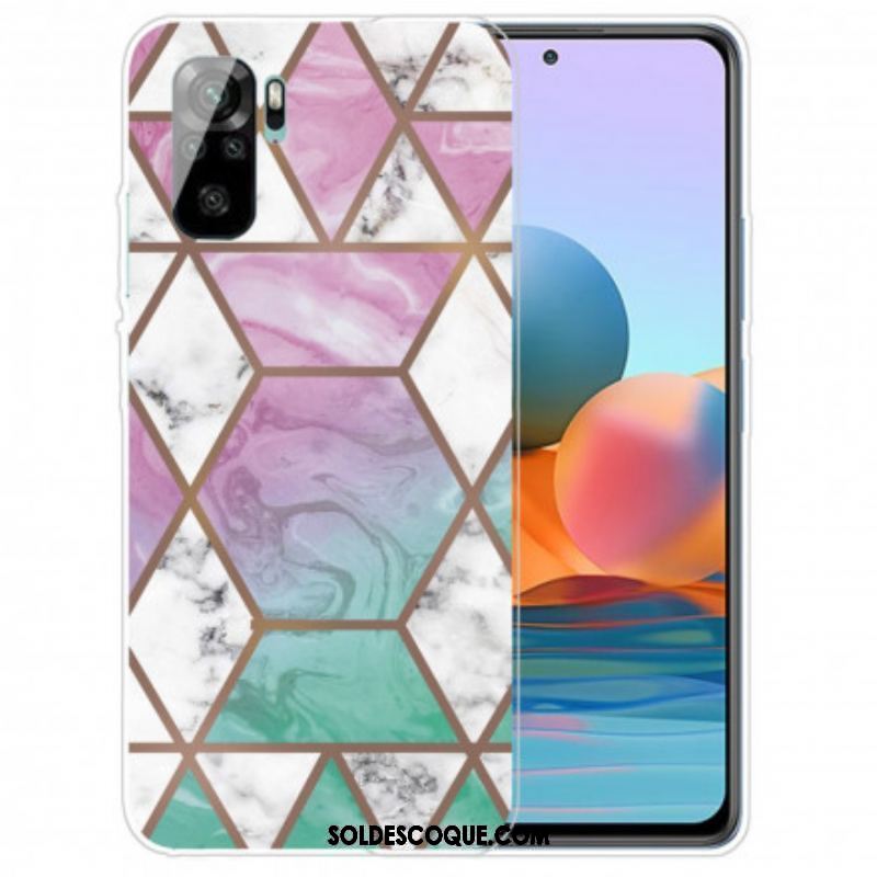 Coque Xiaomi Redmi Note 10/10S/Poco M5s Motif Marbre