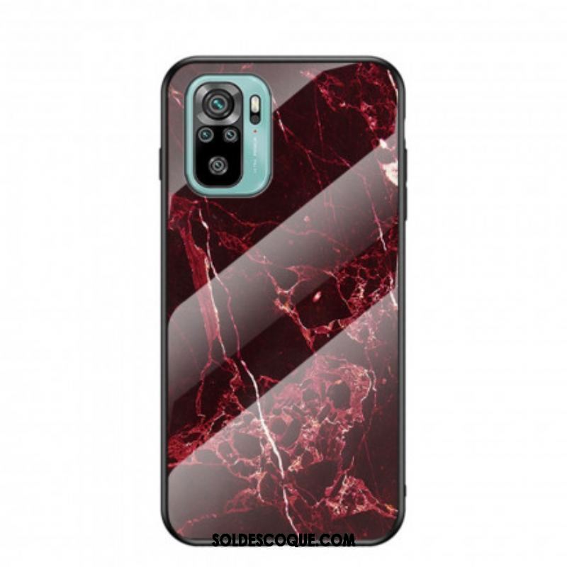 Coque Xiaomi Redmi Note 10/10S/Poco M5s Verre Trempé Marble Colors