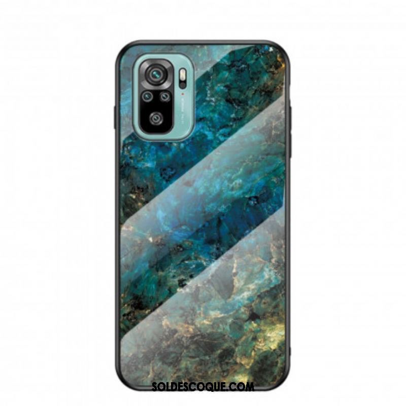 Coque Xiaomi Redmi Note 10/10S/Poco M5s Verre Trempé Marble Colors