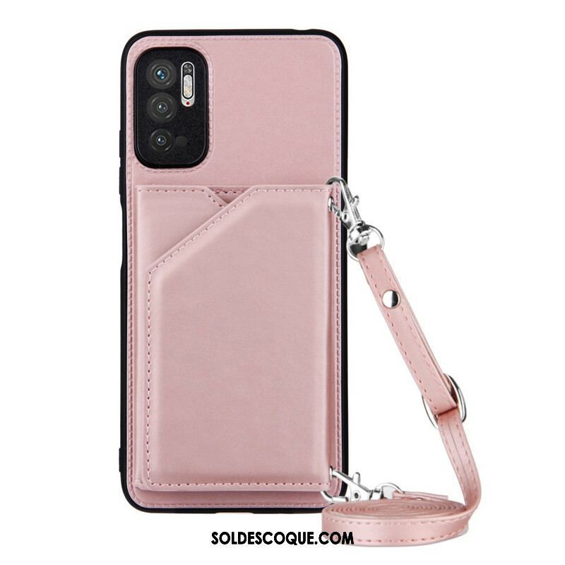 Coque Xiaomi Redmi Note 10 5G / Poco M3 Pro 5G Bandoulière Porte-cartes