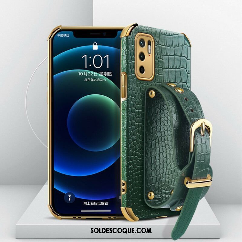 Coque Xiaomi Redmi Note 10 5G / Poco M3 Pro 5G Croco Bracelet