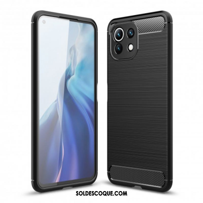 Coque Xiaomi Redmi Note 10 5G / Poco M3 Pro 5G Fibre Carbone Brossée