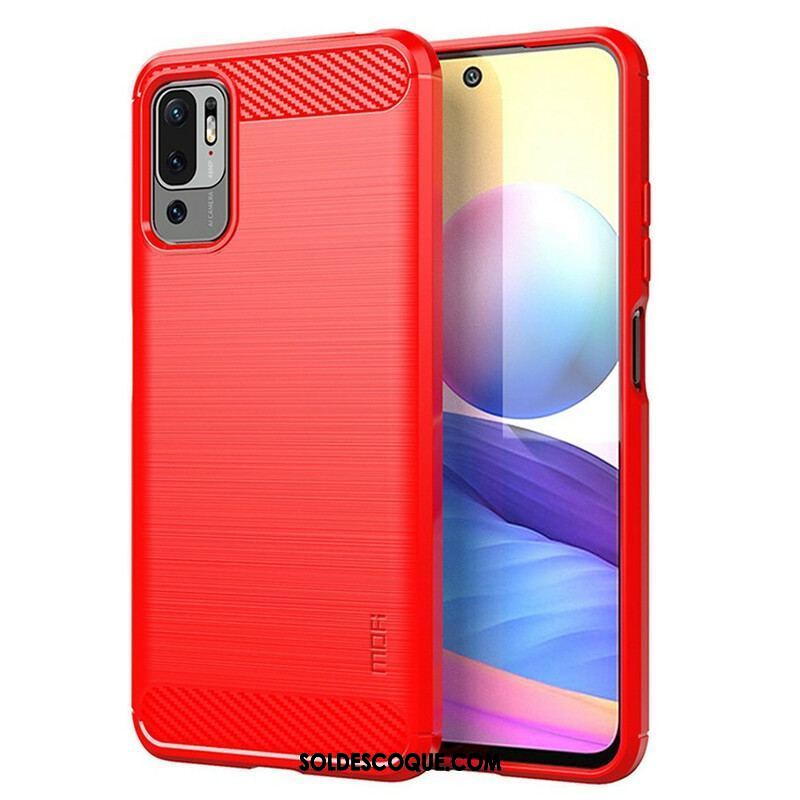 Coque Xiaomi Redmi Note 10 5G / Poco M3 Pro 5G Fibre Carbone Brossée MOFI