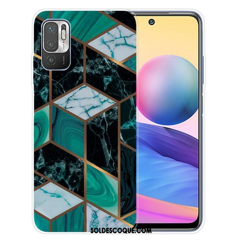 Coque Xiaomi Redmi Note 10 5G / Poco M3 Pro 5G Marbre Géométrique