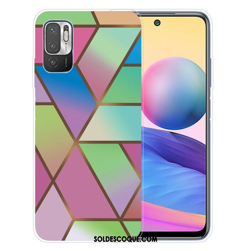 Coque Xiaomi Redmi Note 10 5G / Poco M3 Pro 5G Marbre Géométrique