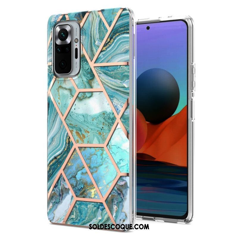 Coque Xiaomi Redmi Note 10 Pro Marbre Géométrie Intense