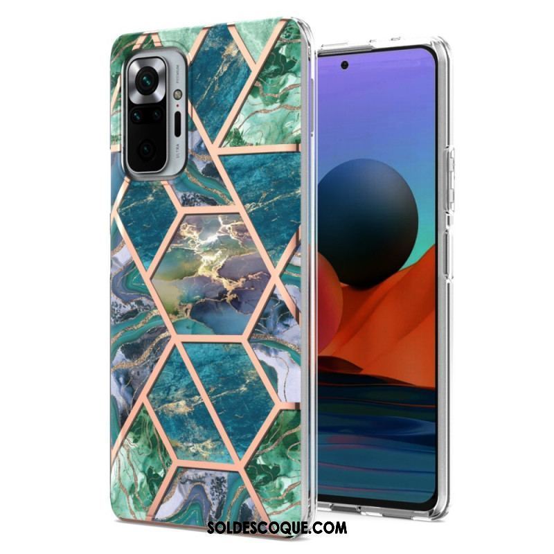 Coque Xiaomi Redmi Note 10 Pro Marbre Géométrie Intense