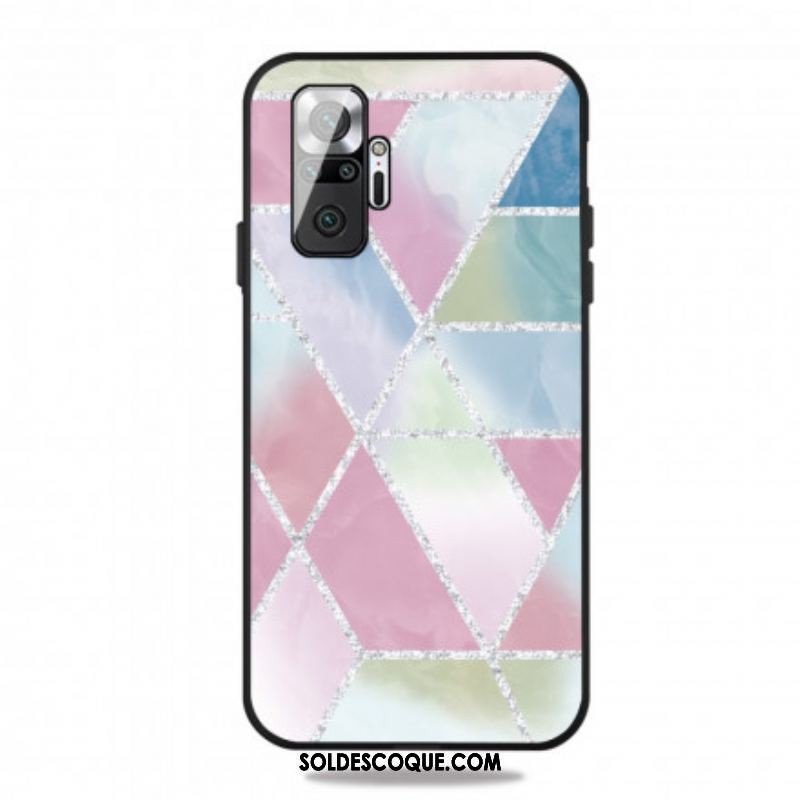 Coque Xiaomi Redmi Note 10 Pro Marbre Paillettes