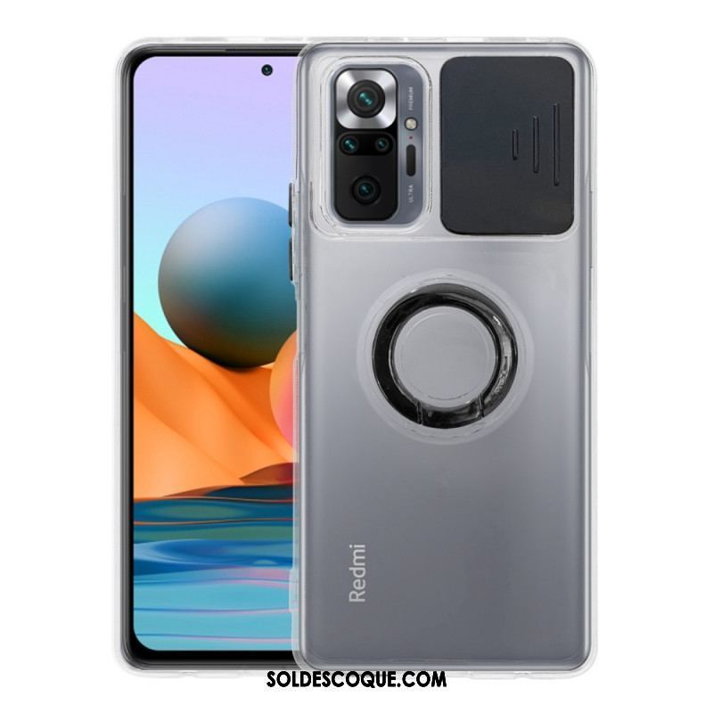 Coque Xiaomi Redmi Note 10 Pro Protège Appareil Photo avec Support