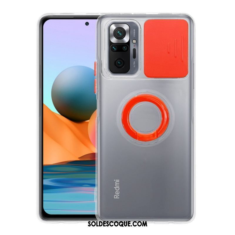 Coque Xiaomi Redmi Note 10 Pro Protège Appareil Photo avec Support