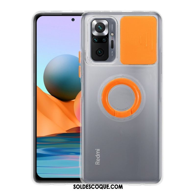 Coque Xiaomi Redmi Note 10 Pro Protège Appareil Photo avec Support