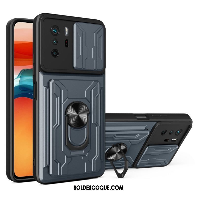 Coque Xiaomi Redmi Note 10 Pro Support et Protège-Lentilles et Support