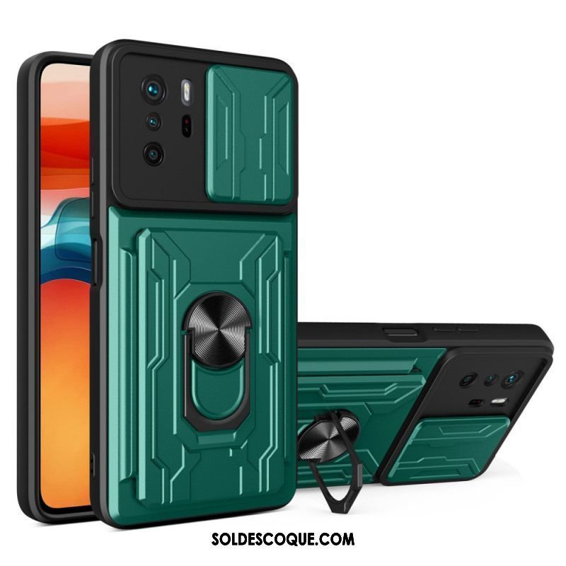 Coque Xiaomi Redmi Note 10 Pro Support et Protège-Lentilles et Support