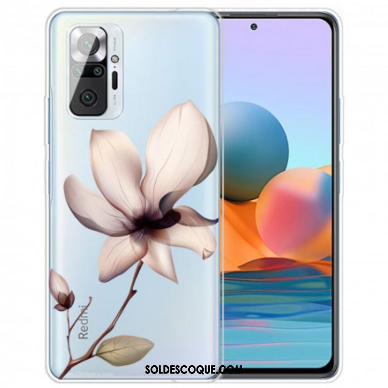 Coque Xiaomi Redmi Note 10 Pro Transparente Une Fleur