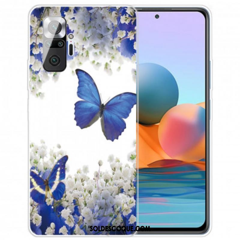 Coque Xiaomi Redmi Note 10 Pro Vol de Papillons