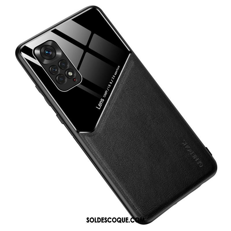 Coque Xiaomi Redmi Note 11 / 11s Effet Cuir Magnétique