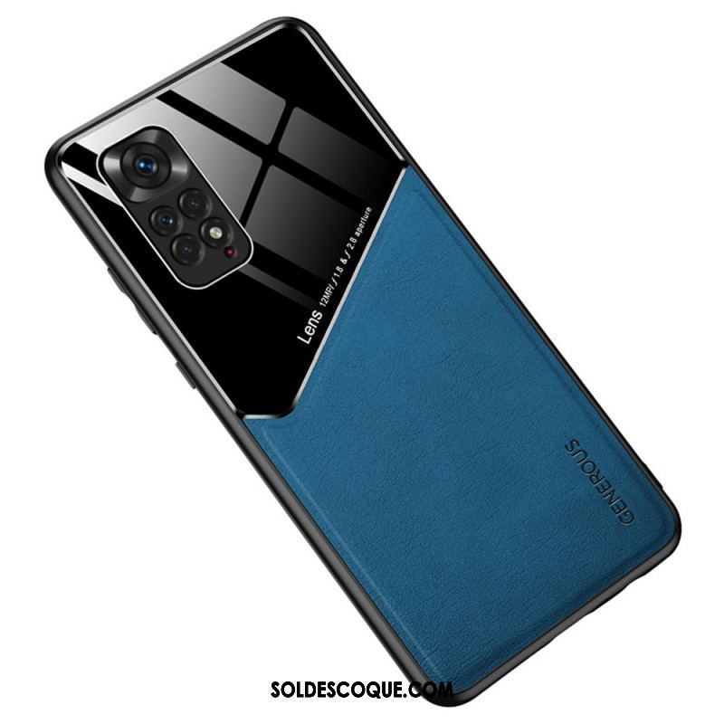 Coque Xiaomi Redmi Note 11 / 11s Effet Cuir Magnétique