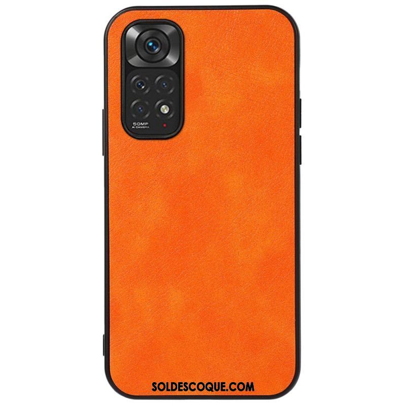 Coque Xiaomi Redmi Note 11 / 11s Simili Cuir Litchi