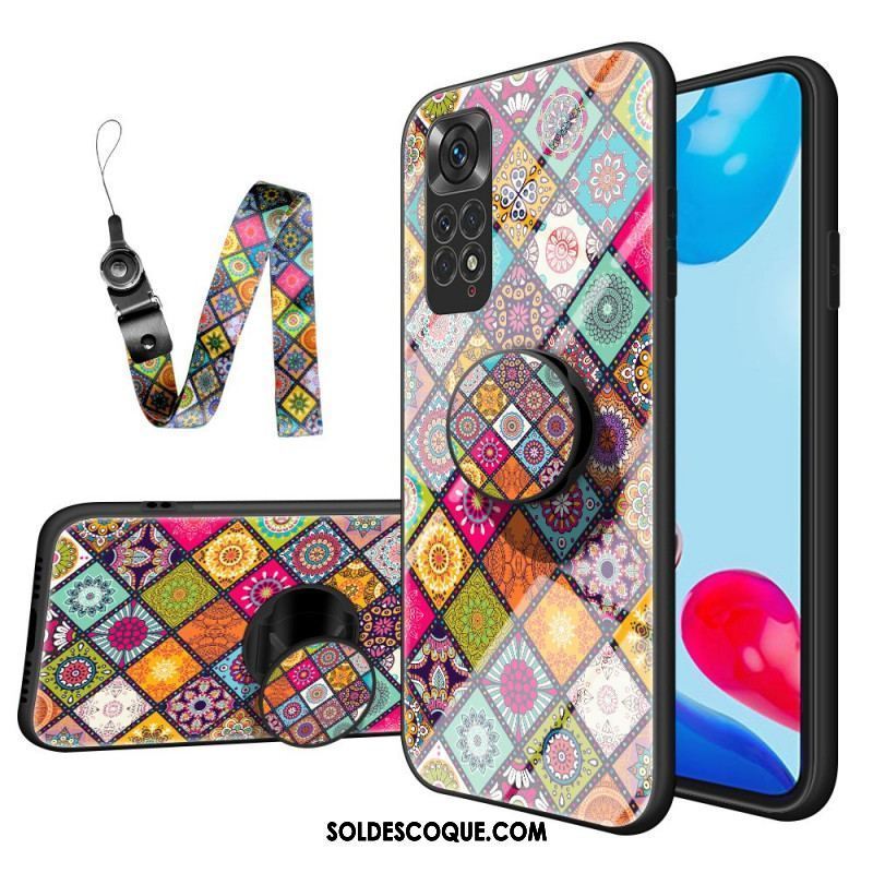 Coque Xiaomi Redmi Note 11 / 11s Support Magnétique Patchwork