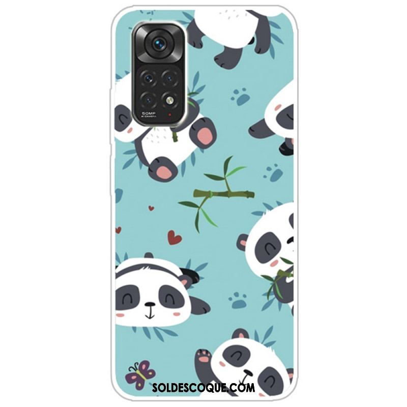 Coque Xiaomi Redmi Note 11 / 11s Tas de Pandas