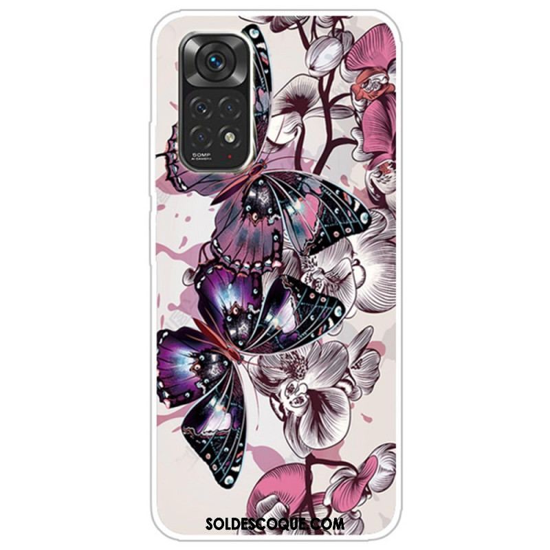 Coque Xiaomi Redmi Note 11 / 11s Variation Papillons