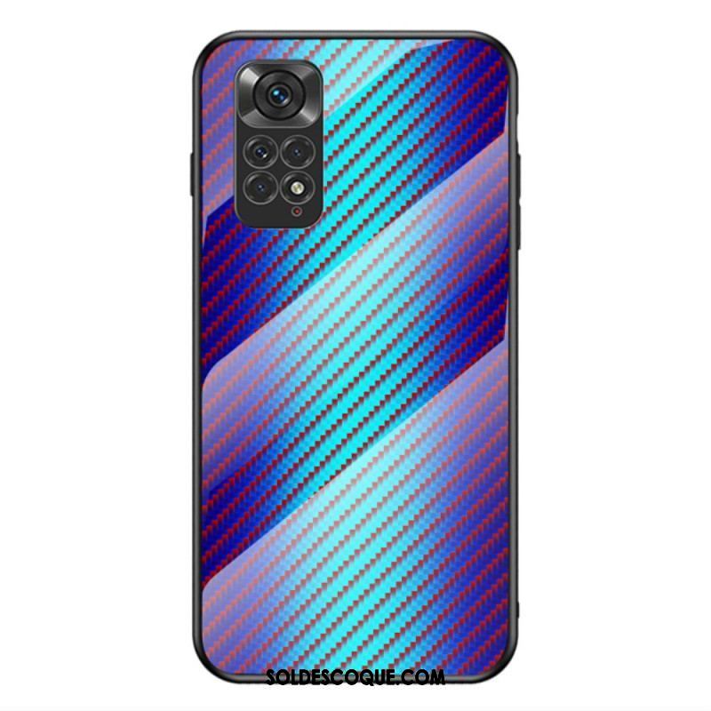 Coque Xiaomi Redmi Note 11 / 11s Verre Trempé Fibre Carbone