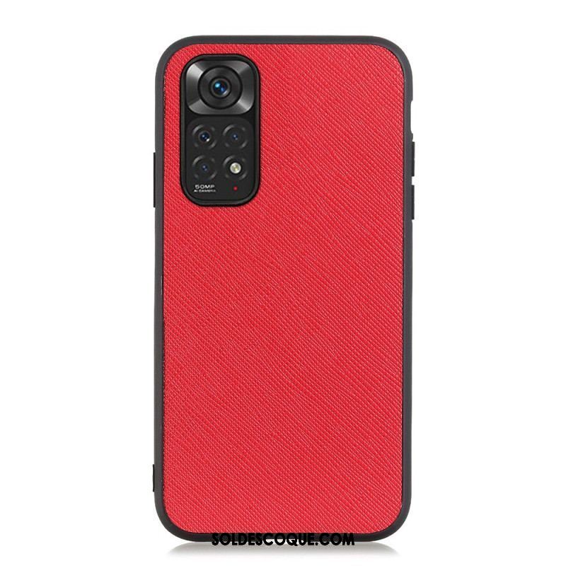 Coque Xiaomi Redmi Note 11 / 11s Véritable Cuir Texturé