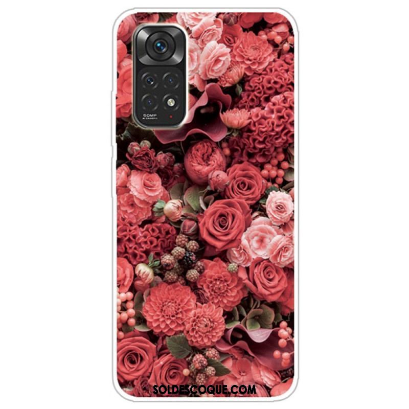 Coque Xiaomi Redmi Note 11 Pro /  Note 11 Pro 5G Fleurs Intenses