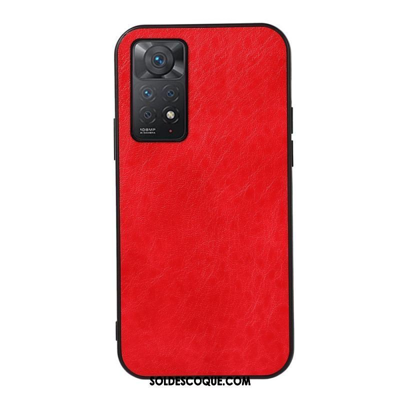 Coque Xiaomi Redmi Note 11 Pro / Note 11 Pro 5G Simili Cuir Texturé