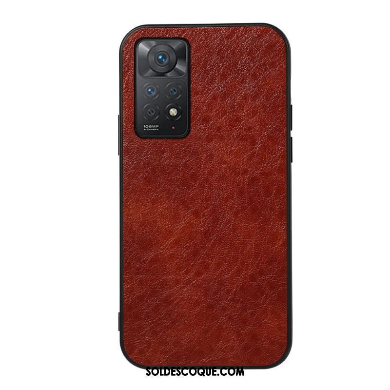 Coque Xiaomi Redmi Note 11 Pro / Note 11 Pro 5G Simili Cuir Texturé