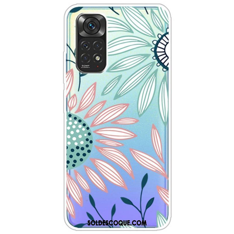 Coque Xiaomi Redmi Note 11 Pro /  Note 11 Pro 5G Transparente Fleur