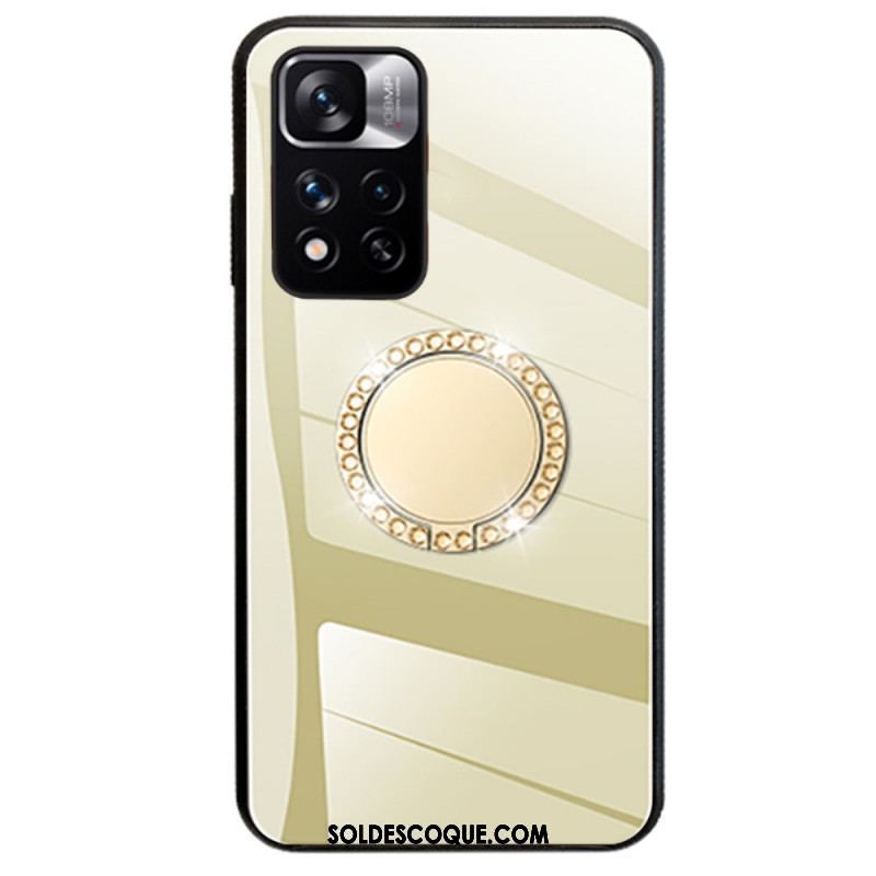 Coque Xiaomi Redmi Note 11 Pro Plus 5G Miroir avec Anneau Rotatif