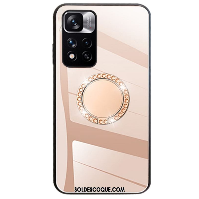 Coque Xiaomi Redmi Note 11 Pro Plus 5G Miroir avec Anneau Rotatif